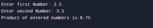C-Program-to-Multiply-two-Floating-Point-Numbers