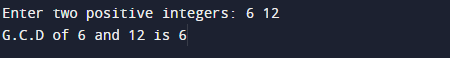 C++ Program to Find GCD