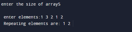 C++ Programs to Find Duplicate Array Element