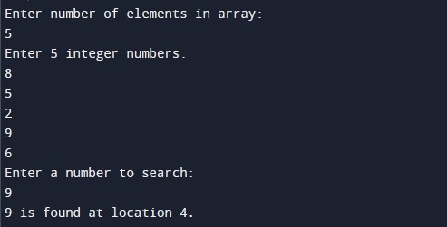 Binary Search Algorithm