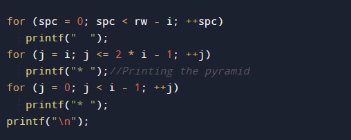 C Program to Print Inverted Pyramid Star Pattern - W3Schools ...